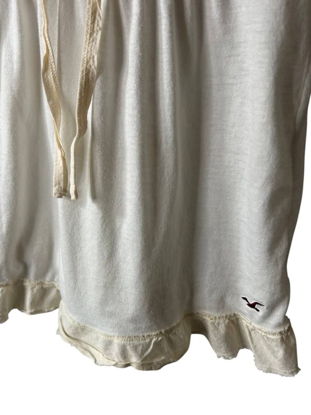 Y2K Hollister Coquette Lace Babydoll Tank Fairy Floral Empire Waist M - Picture 6 of 15